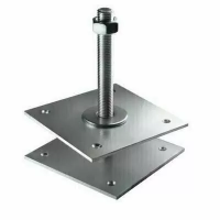 Анкер ARH Анкер регулируемый по высоте из черной стали с покрытием M20x100x200x100x4 изображения