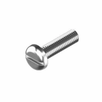 Винт DIN 85 с цилиндрической скруглённой головкой, прямой шлиц М5x8 класс прочности 4.8 изображения