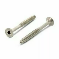 Шуруп ART 9047 А2 с потайной головкой неполная резьба звездообразный шлиц 8х225/80 TX40 изображения