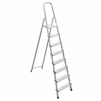 Стремянка Biber 98008 алюминиевая 8 ступенчатая изображения