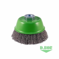 Щётка D.BOR чашечная гофрированная для УШМ, INOX Standard, 60xМ14 изображения