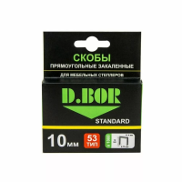 Скобы D.BOR STANDARD 53/6 1000 шт. изображения