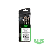 Набор буров D.BOR SDS-plus POWERPLUS, 5 шт. (6;8*110 6;8;10*160) 3-cutting изображения