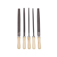 Набор напильников Biber 85306 5 шт. дер. рукоятка Мастер 200мм изображения