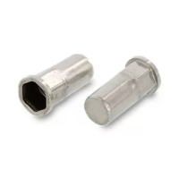 Заклепка ART 1030 А2 резьбовая с увеличенным цилиндрическим бортиком и закрытым концом М3х15,5 изображения