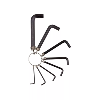 Набор инбусовых ключей Biber 90501 на кольце 2-10мм (8шт) изображения