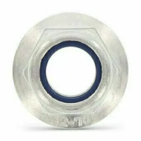 Гайка DIN 6926 А2 шестигранная, фланцевая,  с насечками М4 изображения