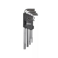 Набор инбусовых ключей Biber 90504 средние CRV 1.5-10мм (9шт) изображения