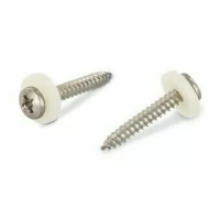 Саморез ART 9066 А2 для подоконников  с подкладной шайбой из полиамида, мелкая резьба, крестообразный шлиц PZ 3,9х22 изображения