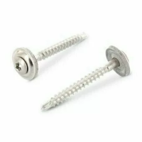 Шуруп ART 9387 А2 c полупотайной головкой и EPDM-шайбой звездообразный шлиц 4,5х35 TX20 изображения