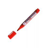 Маркер перманентный красный линия 1-5мм изображения