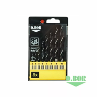 Набор сверл D.BOR по дереву 8 шт. (3 - 10 мм) изображения