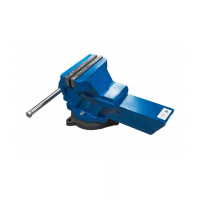 Тиски слесарные 160мм чугунные поворотные ТСЧ-160 (Гомель) изображения