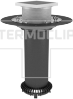 НЭ-Д1-ТО - Надставной элемент с дренажным фланцем Д1, трапом и опорным кольцом 125х340 изображения