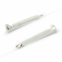 Винт DIN 7504 А4 форма О самонарезающий сверлоконечный крестообразный шлиц PZ 3,9х16 изображения