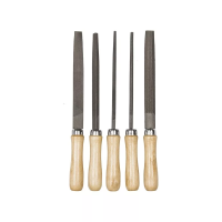 Набор напильников Biber 85305 5 шт. дер. рукоятка Мастер 150мм изображения