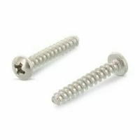 Винт ART 9091 А2 самонарезающий с полукруглой головкой для термопластов, крестообразный шлиц PH 3,5х20 изображения