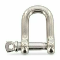 Скоба ART 9076 А4 такелажная D-образные, прямая 4х16 изображения