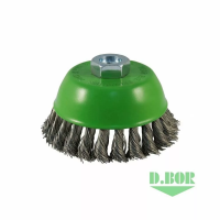 Щётка D.BOR чашечная жгутовая для УШМ, INOX Standard, 65xМ14 изображения