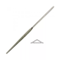 Надфиль алмазный остроносый трехгранный равнобедренный 160 мм 100/80 изображения