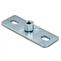 Пластина с гайкой М8\10 изображения