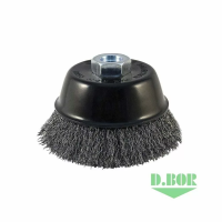 Щётка D.BOR чашечная гофрированная для УШМ, METAL Standard, 60xМ14 изображения