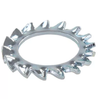 Шайба DIN 6798 стопорная оцинкованная с упругими зубцами M2,5 (D2,7) изображения