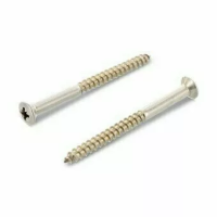 Шуруп DIN 7995 Z А2 по дереву, с полупотайной головкой, крестообразный шлиц PZ 6х35 изображения