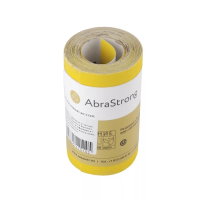 Бумага шлифовальная AS3312 желтая 115мм Р120 рулон 5м изображения