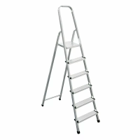 Стремянка Biber 98006 алюминиевая 6 ступенчатая изображения