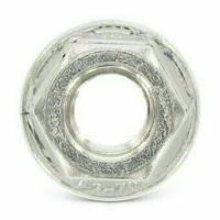 Гайка DIN 6331 А4 шестигранная, высокая, с фланцем М8 изображения