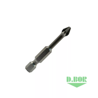 Биты намагниченные D.BOR MAGNETIC, Ph 2x50 мм, Torsion, ACR2, E 6,3 (10 шт.) изображения