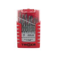 Набор сверл Trigger 74343 по металлу P6M5 1-10мм (19шт) изображения