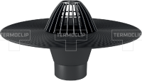 ВБ 110х160 - Кровельная воронка Termoclip с листвоуловителем изображения