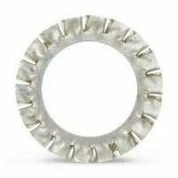Шайба DIN 6798 форма A А4 стопорная, пружинная с внешними зубьями М2 изображения