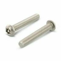 Винт ART 9121 А2 с полукруглой головкой, шлиц TORX-PIN М10х30 TX-PIN45 изображения