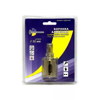 Коронка алмазная по керамике и кафелю 32мм с центрирующим сверлом изображения