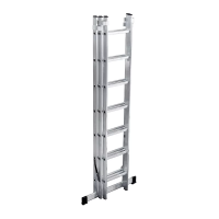 Лестница Biber 98207 универсальная 3-х секционная 7 ступеней (3х7) изображения