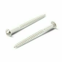 Шуруп DIN 96 А2 по дереву с полукруглой головкой, прямой шлиц 3х30 изображения