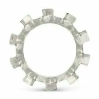 Шайба DIN 6797 форма А А2 стопорная, пружинная с внешними зубьями М2 изображения