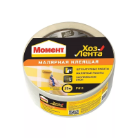 Клеящая хозяйственная лента Момент 48мм (25м) малярная 1690196 изображения