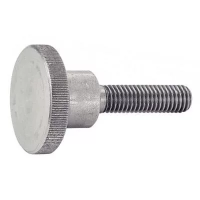 Винт DIN 464 А1 нажимной, высокий, с накатанной головкой M6х16 изображения