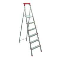 Стремянка Biber 98106 стальная 6 ступенчатая изображения