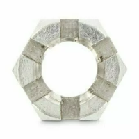 Гайка DIN 979 А4 корончатая, шестигранная, низкая М10 изображения