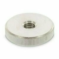 Гайка DIN 467 А1 нажимная, низкая, рифлёная М2 изображения