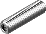 Винт DIN 916 установочный с внутренним шестигранником и засверленным остриём M5x10 класс прочности 12.9 изображения
