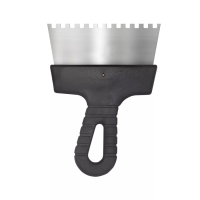 Шпатель Biber 35211 фасадный нерж. сталь, зубчатый 6мм 150мм изображения