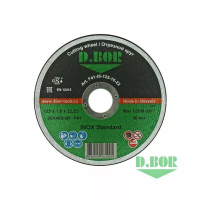 Отрезной диск D.BOR по нержавеющей стали INOX Standard 20A60S-BF, F41, 125x1x22,23 изображения