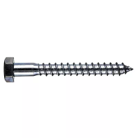 Шуруп DIN 571 Шуруп по дереву (Саморез Глухарь) с шестигранной головкой (сантехнический) 10x50 изображения