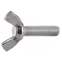 Винт DIN 316 AF А4 барашковый с прямоугольными лепестками американской формы М8х30 изображения